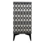 DKD Home Decor Cómoda Bone 23 Negra Bicolor 100x85x40 cm Hecha a mano con Hueso y Hierro