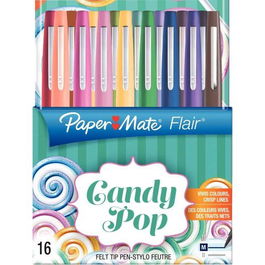 Rotulador Fibra Paper Mate Flair Orig.M (1,1) Candy Pop Blister De 16