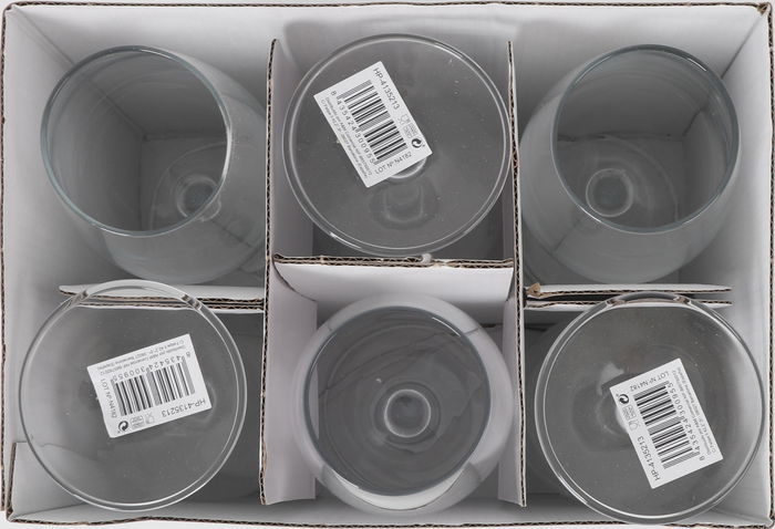 Inde Copa de Vino 'Vega', 36 cl - Copa para vino tinto o blanco, diámetro 6.4 x 20.2 cm, cristal (24 Unidades)