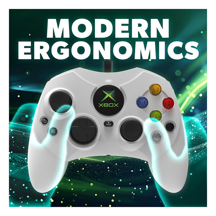 Hyperkin DuchesS Mando Gamepad Inalámbrico para Xbox Series X/S y Xbox One, Blanco, Conexión USB-C, Batería