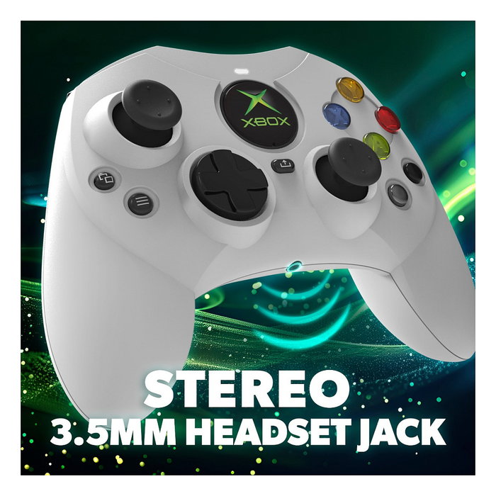 Hyperkin DuchesS Mando Gamepad Inalámbrico para Xbox Series X/S y Xbox One, Blanco, Conexión USB-C, Batería