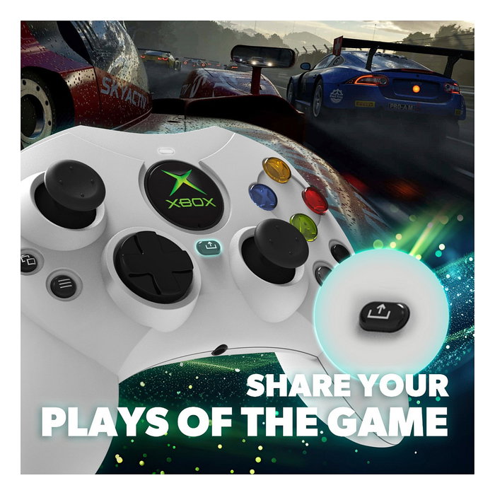 Hyperkin DuchesS Mando Gamepad Inalámbrico para Xbox Series X/S y Xbox One, Blanco, Conexión USB-C, Batería