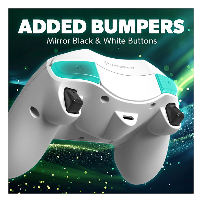 Hyperkin DuchesS Mando Gamepad Inalámbrico para Xbox Series X/S y Xbox One, Blanco, Conexión USB-C, Batería
