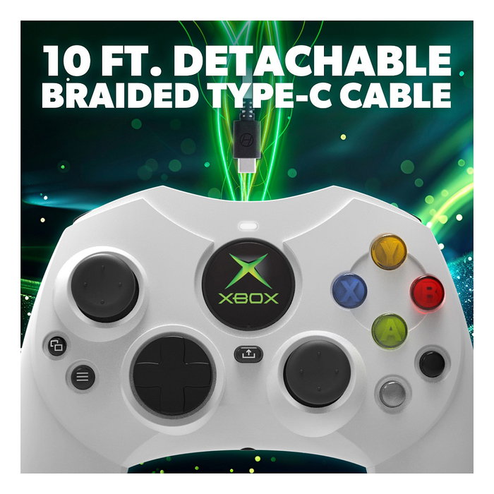Hyperkin DuchesS Mando Gamepad Inalámbrico para Xbox Series X/S y Xbox One, Blanco, Conexión USB-C, Batería
