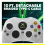 Hyperkin DuchesS Mando Gamepad Inalámbrico para Xbox Series X/S y Xbox One, Blanco, Conexión USB-C, Batería