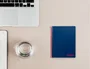 Liderpapel Cuaderno espiral A6 Micro Wonder azul marino 120 hojas cuadro 5mm