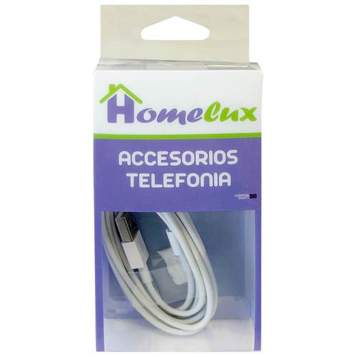 Homelux Cable Cargador iPhone 1,5M USB A Lightning