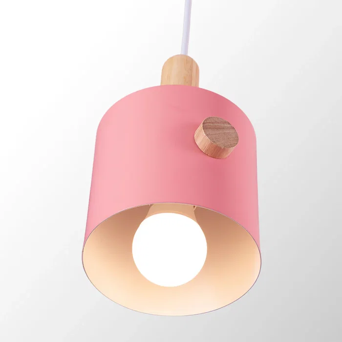 Lámpara Colgante Scarlet Metal y Madera SKD-P1014-S Lámpara Colgante Scarlet Metal y Madera SKD-P1014-S