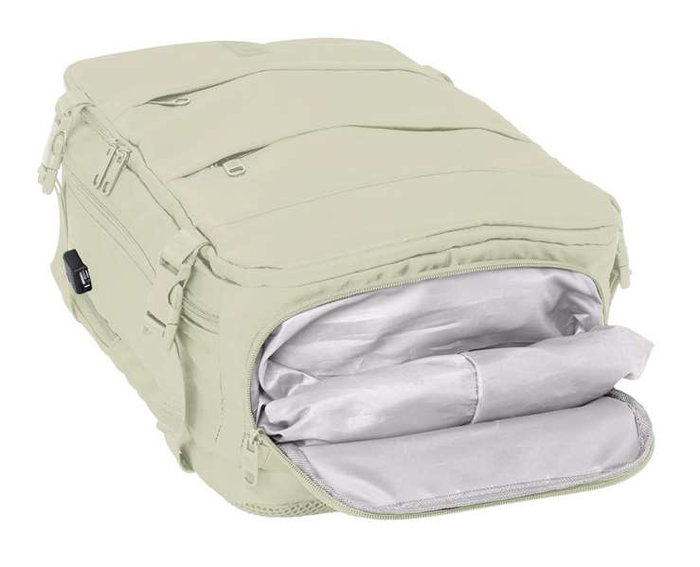 Safta Mochila Viaje Cabina Portatil 15,6'' Beige 29x44x19 cm