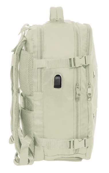 Safta Mochila Viaje Cabina Portatil 15,6'' Beige 29x44x19 cm