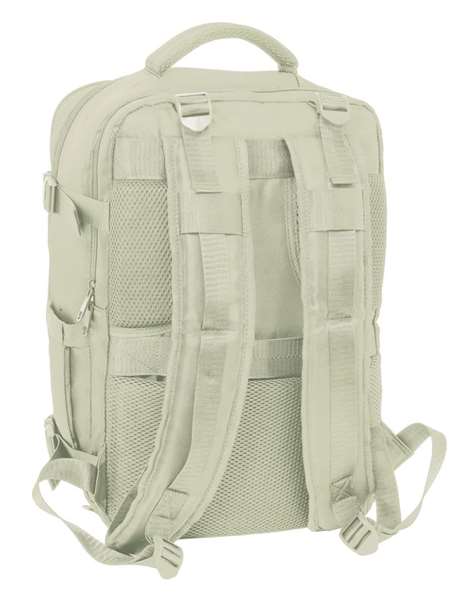 Safta Mochila Viaje Cabina Portatil 15,6'' Beige 29x44x19 cm