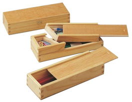 Plumier Faibo Madera De Pino Con Doble Fondo