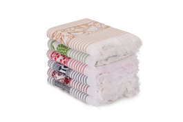 Mijölnir Juego de Toallas de Lavabo 6 Piezas 100% Algodón 290 gr/m² 40x60 cm