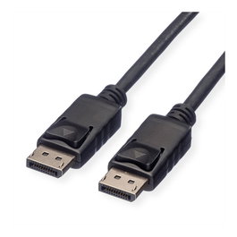ROLINE Cable DisplayPort a DisplayPort 11.04.5765, 7,5 m, Negro