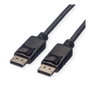 ROLINE Cable DisplayPort a DisplayPort 11.04.5765, 7,5 m, Negro