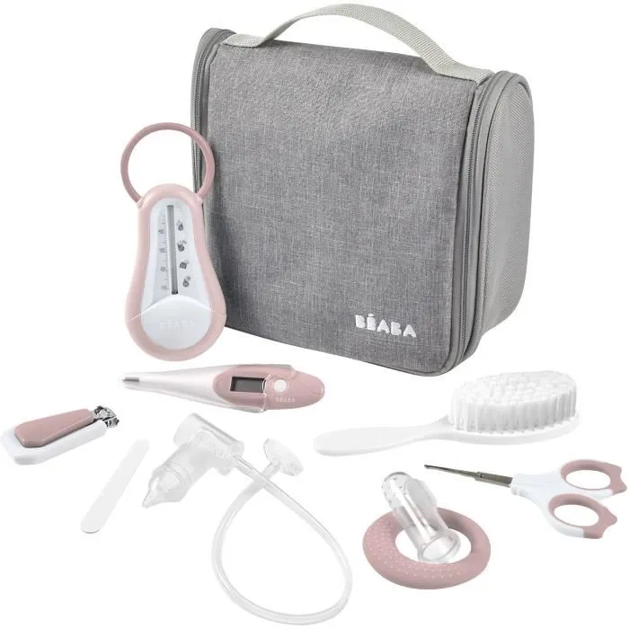 Beaba Neceser Bebé Nomad, 9 Accesorios, Rosa Viejo Beaba Neceser Bebé Nomad, 9 Accesorios, Rosa Viejo