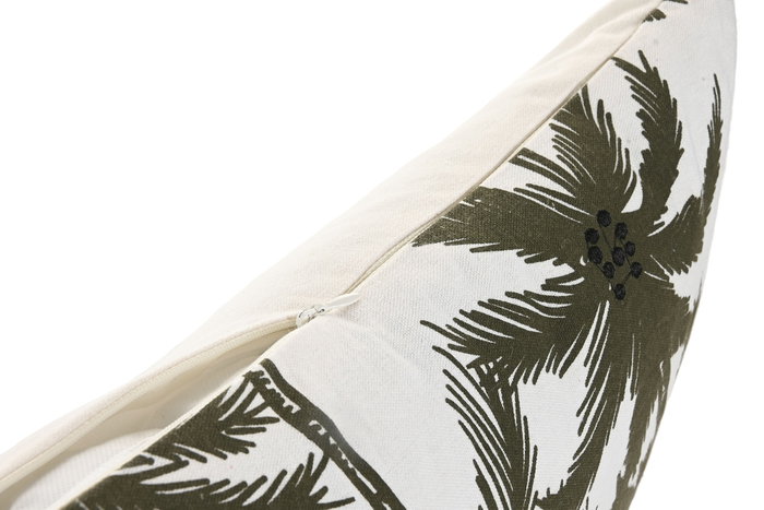 DKD Home Decor Cojín de Algodón Blanco 30x50 cm (Pack de 2)