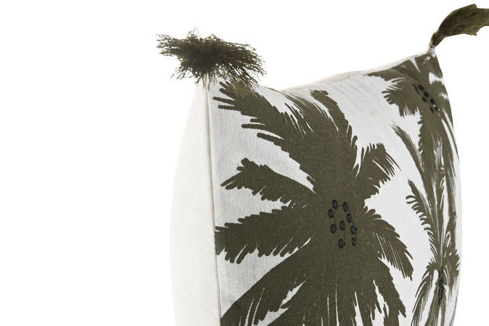 DKD Home Decor Cojín de Algodón Blanco 30x50 cm (Pack de 2)