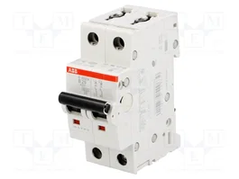 ABB S200M S202M-B25 Interruptor magnetotérmico 25A 2 polos