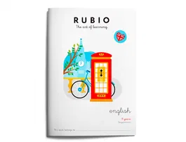 Rubio Cuaderno English 8 Years Beginners, 3º Primaria, Inteligencias Múltiples, Phonics