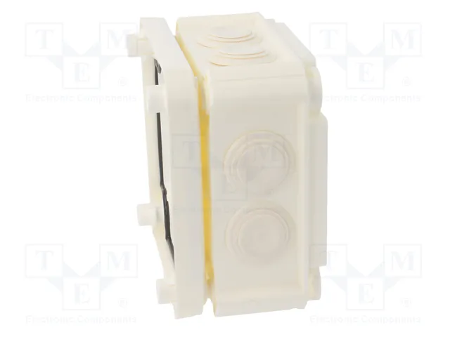 OBO BETTERMANN Caja de conexiones T 60 blanca con diafragmas de membranas