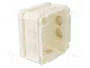 OBO BETTERMANN Caja de conexiones T 60 blanca con diafragmas de membranas