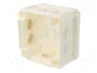 OBO BETTERMANN Caja de conexiones T 60 blanca con diafragmas de membranas