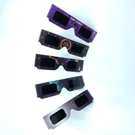 Dipo - Gafas de Eclipse Solar para Observación Directa, Certificadas ISO 12312-2, Filtran UV e Infrarrojo