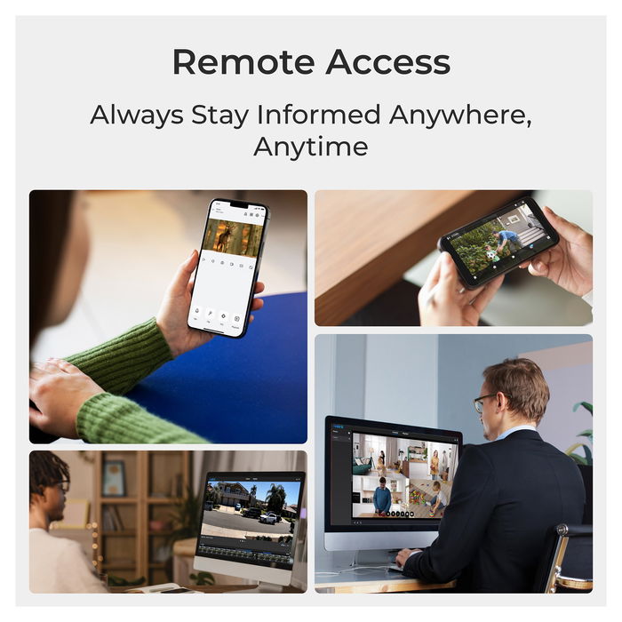 Reolink B320-B Cámara de Seguridad IP Inalámbrica WiFi a Batería Interior y Exterior Impermeable 1296p Batería 4800 mAh