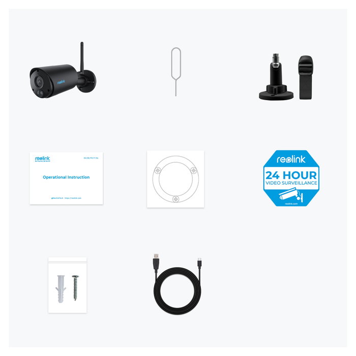 Reolink Argus Series B320-B Cámara de Seguridad Inalámbrica