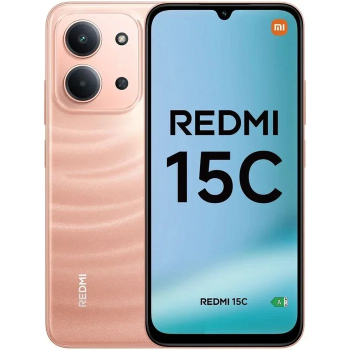 Xiaomi Redmi 15C - Smartphone 8GB RAM 256GB, Pantalla 6.9' 120Hz, Batería 6000 mAh, Cámara 50MP, Carga 33W, Resistente IP64, Color Naranja