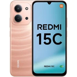 Xiaomi Redmi 15C - Smartphone 8GB RAM 256GB, Pantalla 6.9' 120Hz, Batería 6000 mAh, Cámara 50MP, Carga 33W, Resistente IP64, Color Naranja