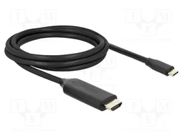 DeLOCK Cable Adaptador USB Tipo C™ a HDMI 8K 60 Hz HDR 2 m Negro