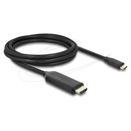 DeLOCK Cable Adaptador USB Tipo C a HDMI 8K 60 Hz HDR 2 m Negro