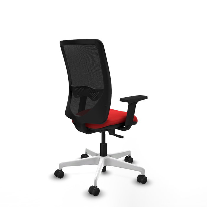 PIQUERAS Y CRESPO Silla de oficina Zulema con mecanismo Sincro, Rojo y Negro PIQUERAS Y CRESPO Silla de oficina Zulema con mecanismo Sincro, Rojo y Negro