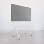 TooQ Soporte de Suelo con Ruedas iLOVE FS20207M-W para TV de 49-80" hasta 50kg Blanco y Haya