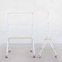 TooQ Soporte de Suelo con Ruedas iLOVE FS20207M-W para TV de 49-80" hasta 50kg Blanco y Haya