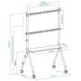 TooQ Soporte de Suelo con Ruedas iLOVE FS20207M-W para TV de 49-80" hasta 50kg Blanco y Haya