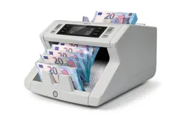 Safescan Contadora De Billetes Modelo 2250 con Detección de Falsificaciones y Conteo por Lotes UV, Magnético y Tamaño