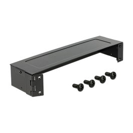 DeLOCK 43303 Bastidor de pared 10 pulg 1U Negro