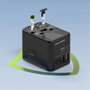 Mobile Origin Adaptador de Viaje GaN 35W PW4 EU/UK/US/AUS 3C+2A