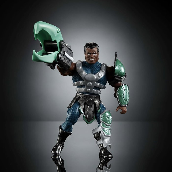 MATTEL Figura Clamp Champ Turtles of Grayskull Masters of the Universe 14cm Articulada Guerra de los Reptiles