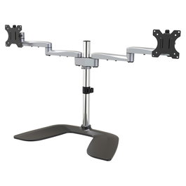 StarTech.com Soporte VESA para 2 Monitores hasta 32" (81.3 cm) - Soporte Articulado de Escritorio con Altura Ajustable - 16 kg de Capacidad - Incluye Tornillos