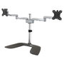 StarTech.com Soporte VESA para 2 Monitores hasta 32" (81.3 cm) - Soporte Articulado de Escritorio con Altura Ajustable - 16 kg de Capacidad - Incluye Tornillos