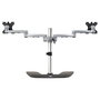 StarTech.com Soporte VESA para 2 Monitores hasta 32" (81.3 cm) - Soporte Articulado de Escritorio con Altura Ajustable - 16 kg de Capacidad - Incluye Tornillos