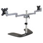StarTech.com Soporte VESA para 2 Monitores hasta 32" (81.3 cm) - Soporte Articulado de Escritorio con Altura Ajustable - 16 kg de Capacidad - Incluye Tornillos