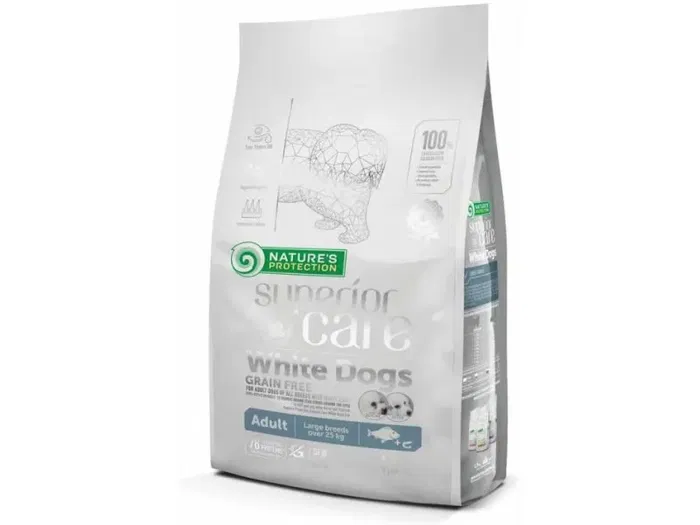 Nature's Protection Perro Adulto Raza Grande Blanco 10 kg