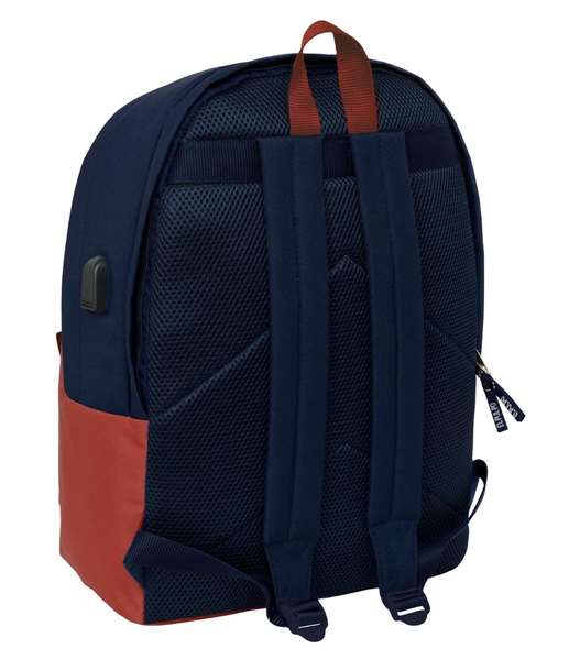 Safta Mochila El Pulpo Caldera para Portátil 15,6" con USB 31x44x18 cm