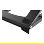 MANHATTAN Soporte para Portátil y Tablet Ajustable, 5 Posiciones, para Pantallas 10"-15.6", Superficie Antideslizante, Hasta 5 kg, Acero Negro