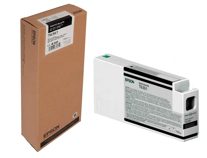 Epson Cartucho de Tinta Foto Negro UltraChrome HDR 700 ml T636100